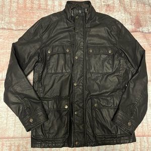 J-Crew mens moto jacket